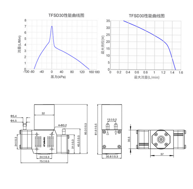 TFSD30双头隔膜泵 TFSD30双头隔膜泵
